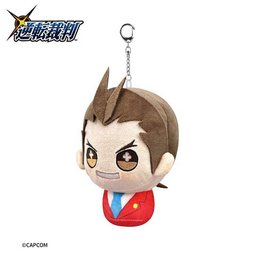 FANTHFUL Ace Attorney Apollo Justice plush keychain, chibi-style character design from the courtroom battle game series.