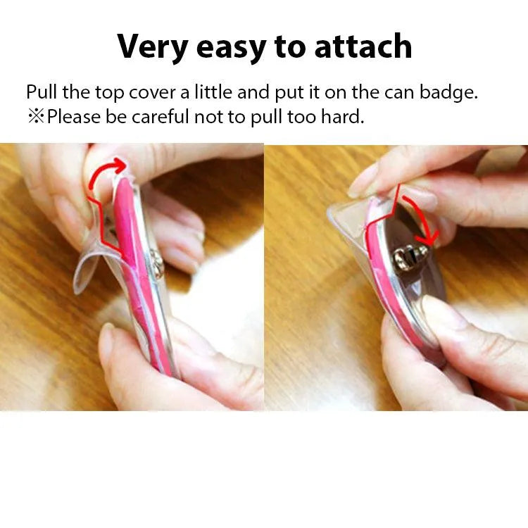 Anime Merch - Tin Badge Cover for 75mm Tin Badges 15pcs - Doki Doki Land