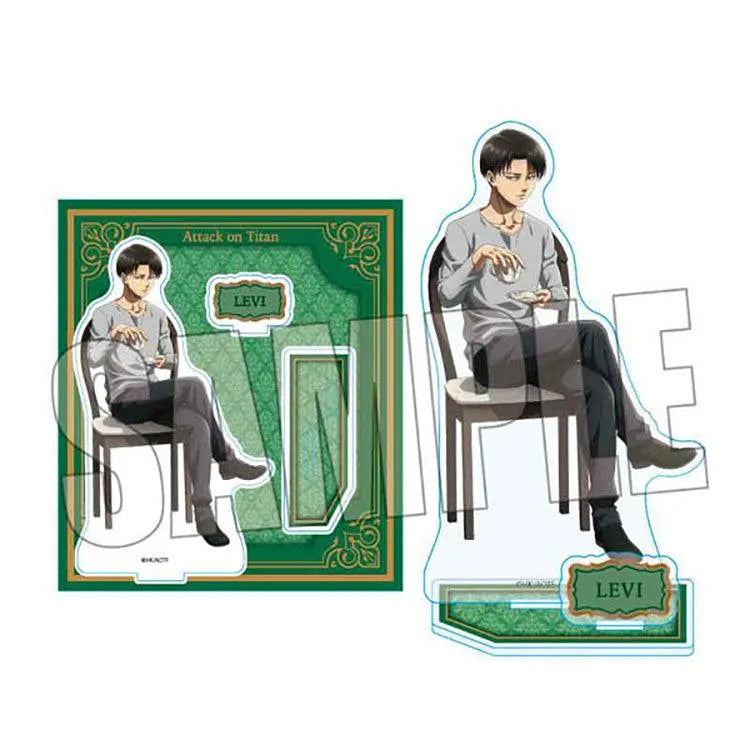 Attack On Titan Anime Merch - Levi Tea Break Ver. Acrylic Stand - Doki Doki Land