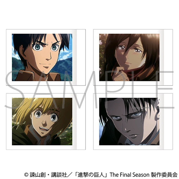 Four anime character portraits with a white border and 'SAMPLE' text overlay.