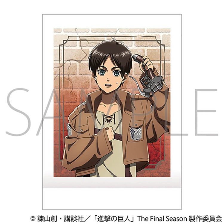 Attack On Titan Eren Yeager Instant Photo Style Photo Collection