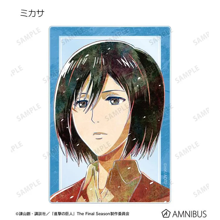 Attack on Titan Anime Merch - Trading Ani-Art Vol.2 Acrylic Card (1 Random) - Doki Doki Land
