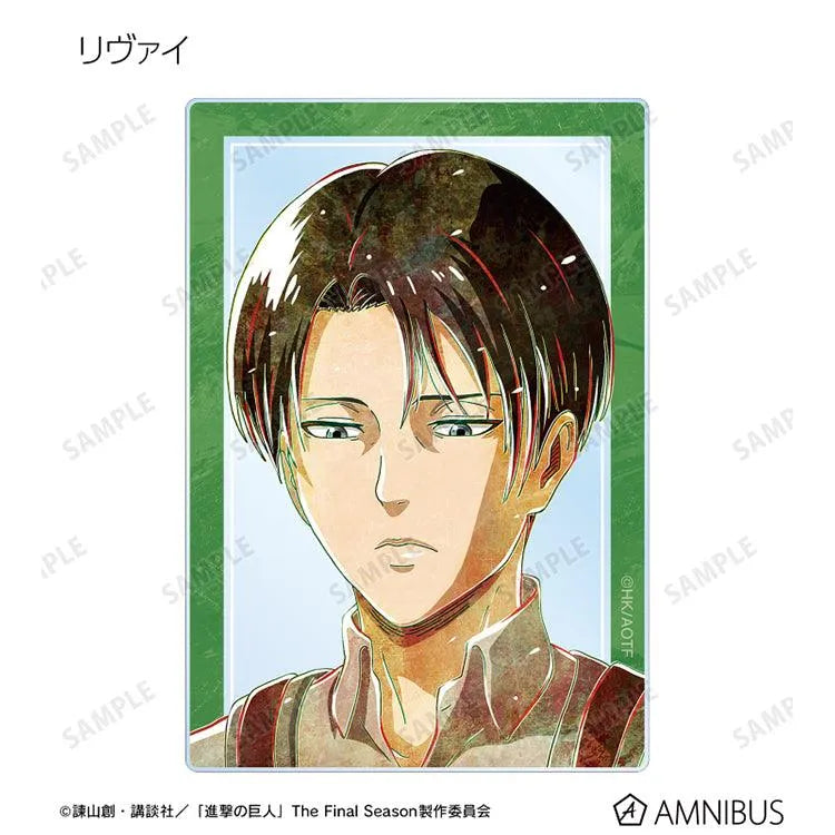 Attack on Titan Anime Merch - Trading Ani-Art Vol.2 Acrylic Card (1 Random) - Doki Doki Land