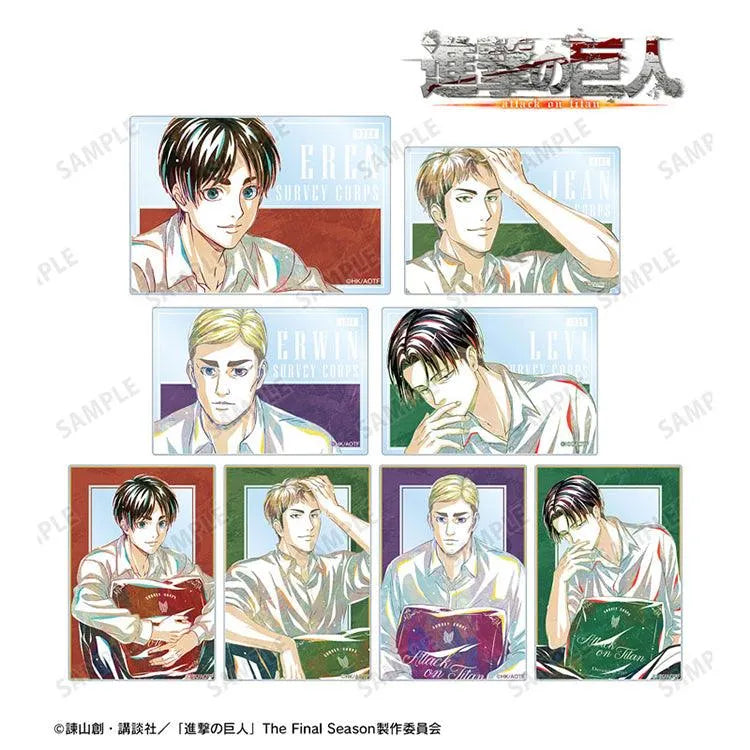 Attack on Titan Anime Merch - Trading Ani-Art Acrylic Card New Illustration Relax ver. (1 Random) - Doki Doki Land