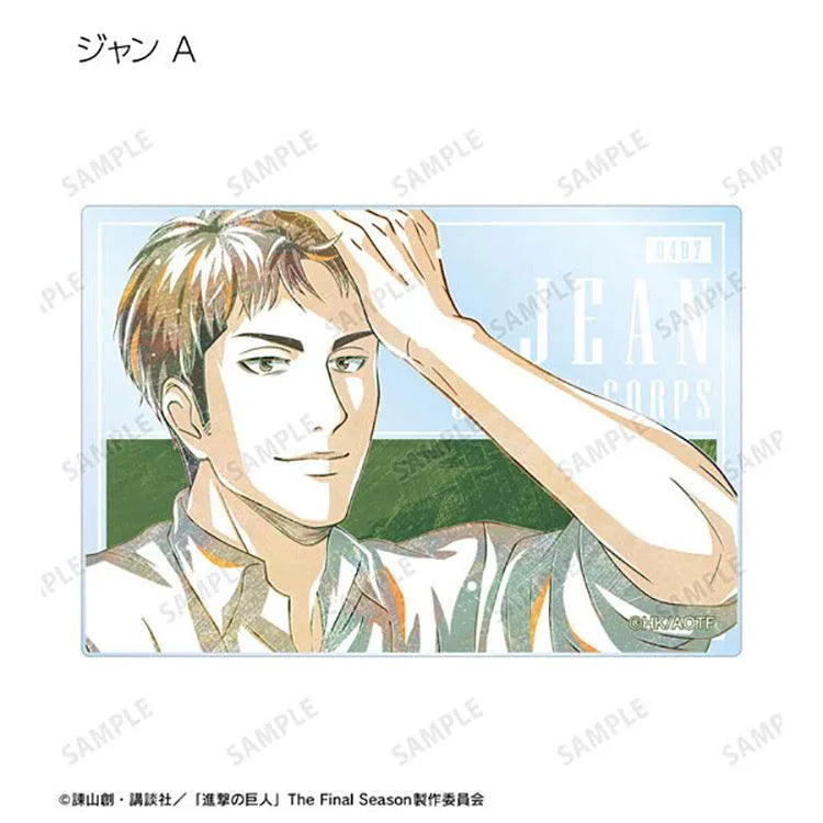 Attack on Titan Anime Merch - Trading Ani-Art Acrylic Card New Illustration Relax ver. (1 Random) - Doki Doki Land