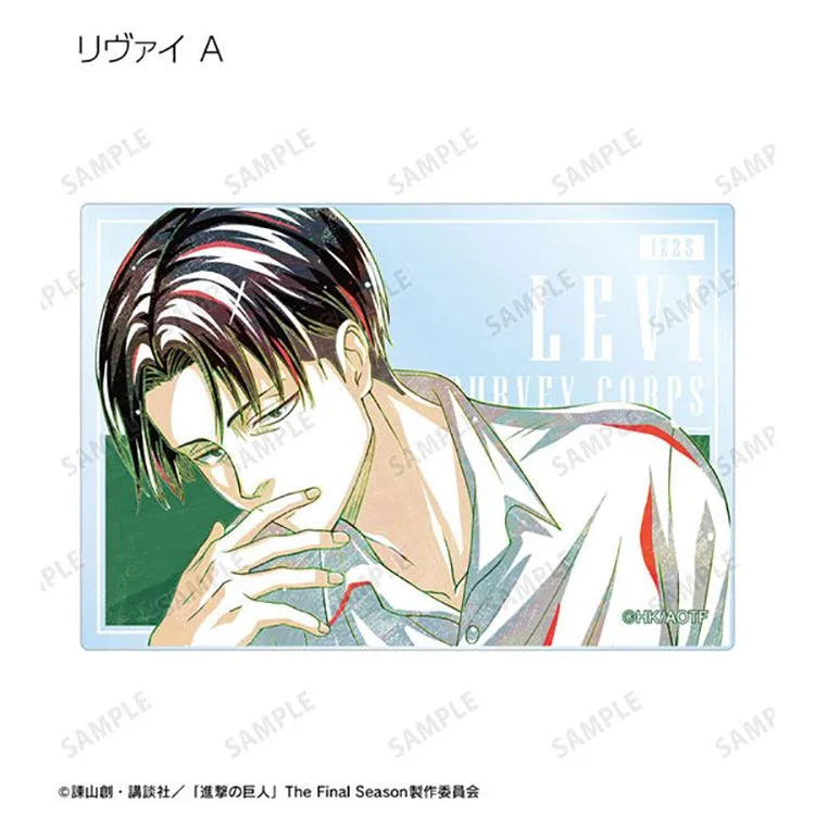 Attack on Titan Anime Merch - Trading Ani-Art Acrylic Card New Illustration Relax ver. (1 Random) - Doki Doki Land