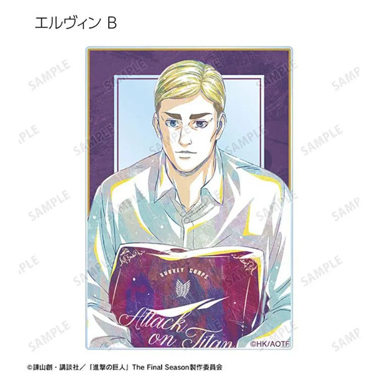 Attack on Titan Anime Merch - Trading Ani-Art Acrylic Card New Illustration Relax ver. (1 Random) - Doki Doki Land