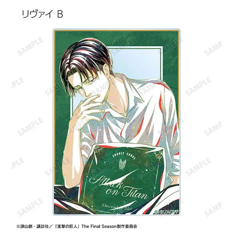 Attack on Titan Anime Merch - Trading Ani-Art Acrylic Card New Illustration Relax ver. (1 Random) - Doki Doki Land