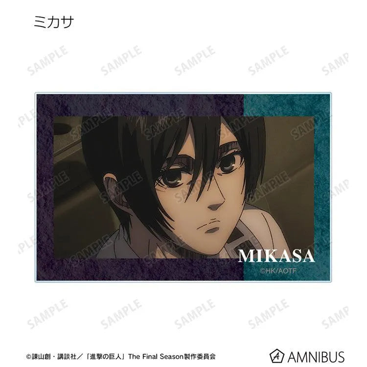 Attack on Titan Anime Merch - Trading Scene Photo Acrylic Card (1 Random) - Doki Doki Land