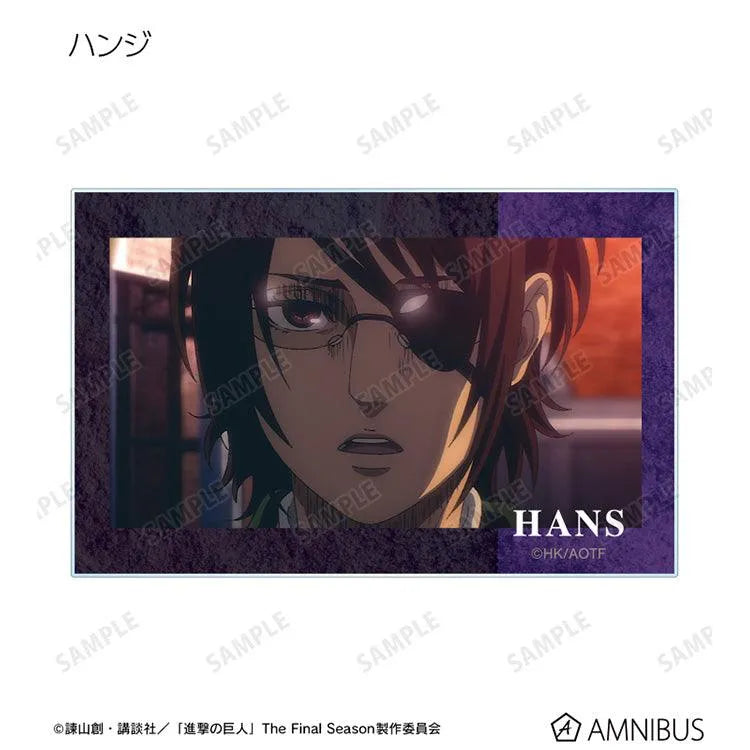 Attack on Titan Anime Merch - Trading Scene Photo Acrylic Card (1 Random) - Doki Doki Land