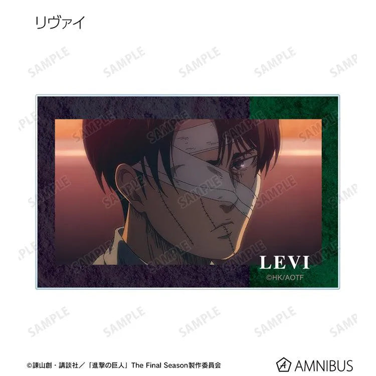Attack on Titan Anime Merch - Trading Scene Photo Acrylic Card (1 Random) - Doki Doki Land