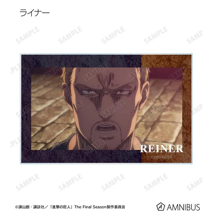 Attack on Titan Anime Merch - Trading Scene Photo Acrylic Card (1 Random) - Doki Doki Land