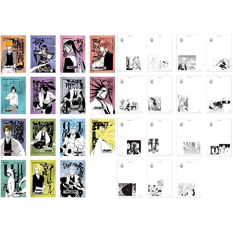 Bleach Anime Merch - Manga Frontispiece Postcard Collection (1 Random Type)