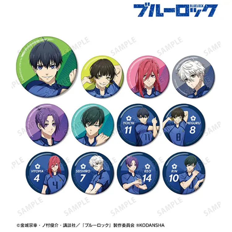 Blue Lock Anime Merch - Can Badge New Illustration Getting Ready Before the Match ver. (1 Random) - Doki Doki Land