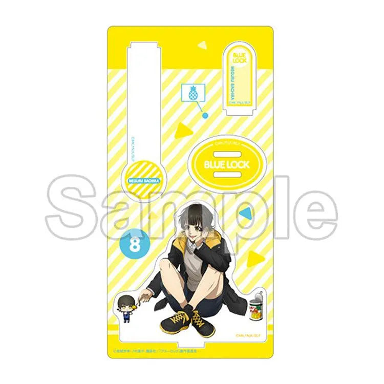 Blue Lock Anime Merch - Meguru Bachira Props Walk & Eat Acrylic Stand - Doki Doki Land