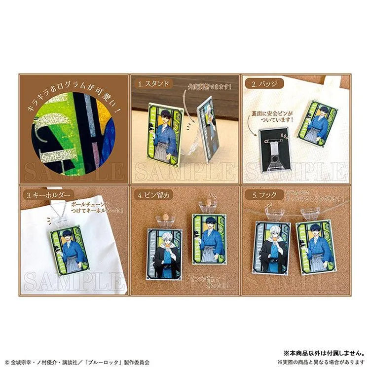 Blue Lock Anime Merch - Rensuke Kunigami Stand Pin Badge - Doki Doki Land