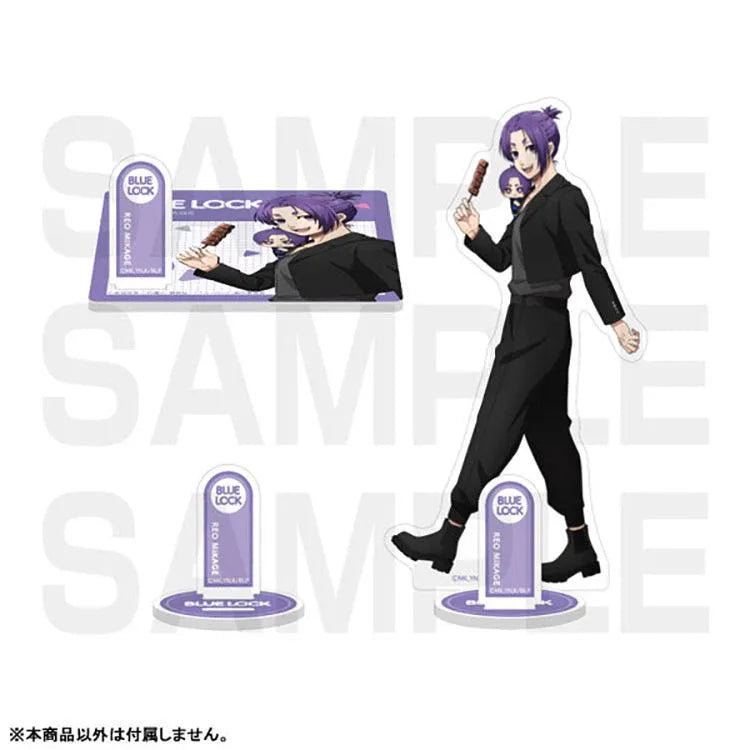 Blue Lock Anime Merch - Reo Mikage Props Walk & Eat Acrylic Stand - Doki Doki Land