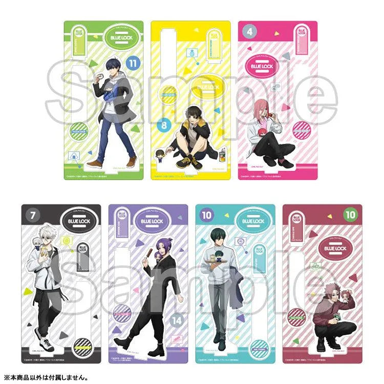 Blue Lock Anime Merch - Reo Mikage Props Walk & Eat Acrylic Stand - Doki Doki Land