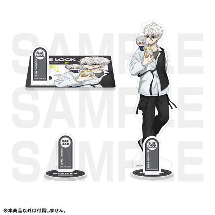 Blue Lock Anime Merch - Seishiro Nagi Props Walk & Eat Acrylic Stand - Doki Doki Land