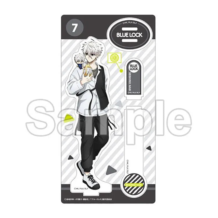 Blue Lock Anime Merch - Seishiro Nagi Props Walk & Eat Acrylic Stand - Doki Doki Land