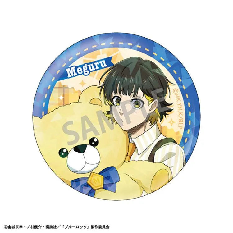 Blue Lock Anime Merch - Trading Hologram Tin Badge Teddy Bear Ver. (1 Random) - Doki Doki Land