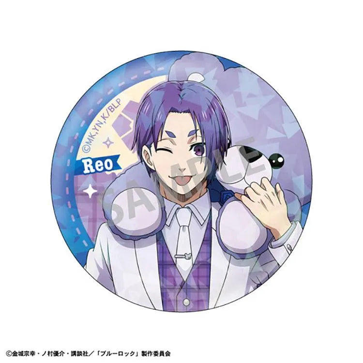 Blue Lock Anime Merch - Trading Hologram Tin Badge Teddy Bear Ver. (1 Random) - Doki Doki Land