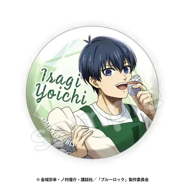 Blue Lock Anime Merch - Trading Tin Badge Sweets (1 Random) - Doki Doki Land