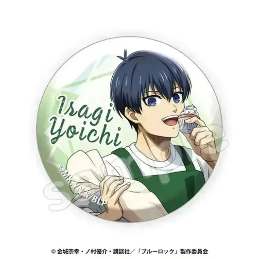 Blue Lock Anime Merch - Trading Tin Badge Sweets (1 Random) - Doki Doki Land