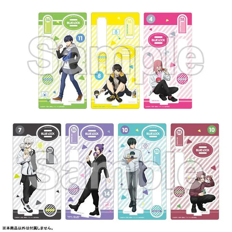 Blue Lock Anime Merch - Yoichi Isagi Props Walk & Eat Acrylic Stand - Doki Doki Land