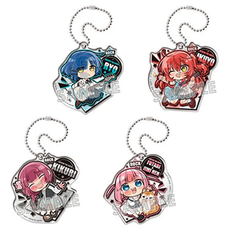 Bocchi The Rock! Anime Merch - Pita! Deforme Acrylic Keychain (1 Random) - Doki Doki Land