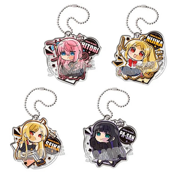 Bocchi The Rock! Anime Merch - Pita! Deforme Acrylic Keychain (1 Random) - Doki Doki Land