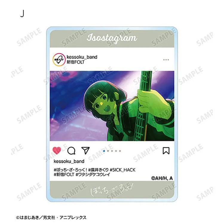 Bocchi The Rock! Anime Merch - Trading Acrylic Card - Doki Doki Land