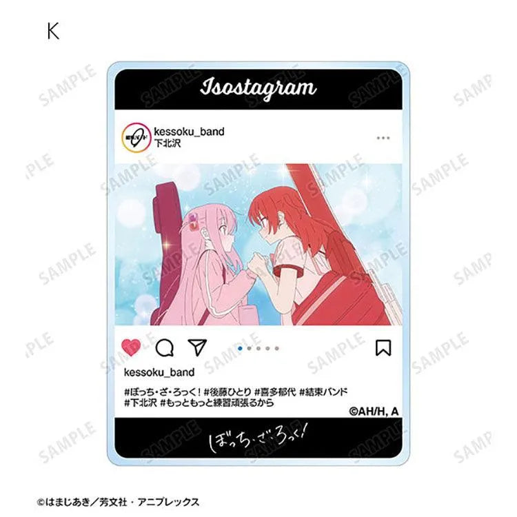 Bocchi The Rock! Anime Merch - Trading Acrylic Card - Doki Doki Land