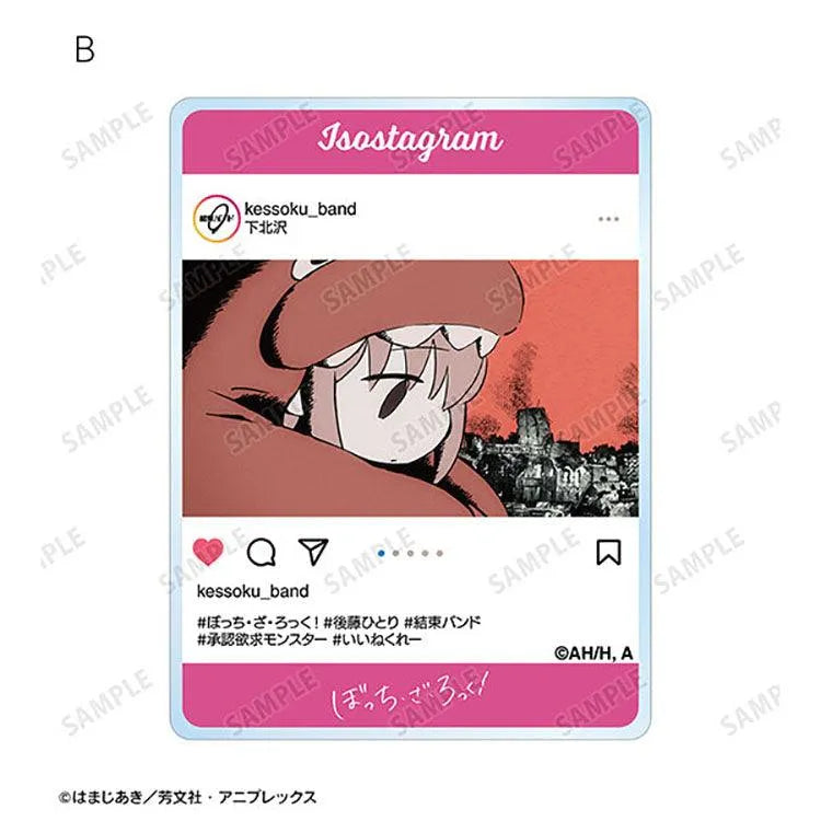 Bocchi The Rock! Anime Merch - Trading Acrylic Card - Doki Doki Land