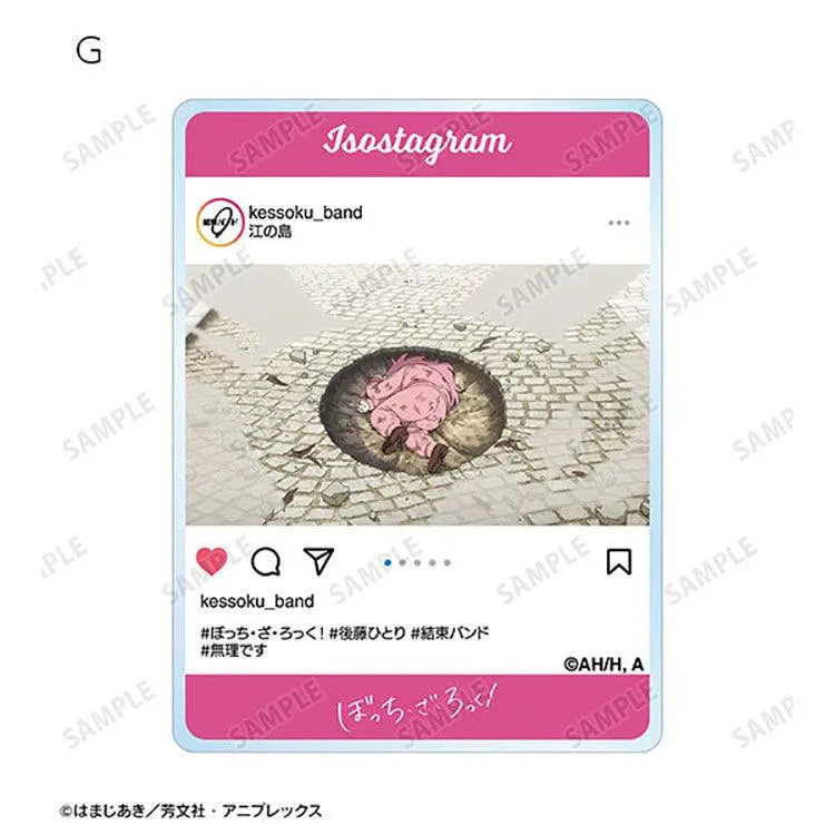 Bocchi The Rock! Anime Merch - Trading Acrylic Card - Doki Doki Land