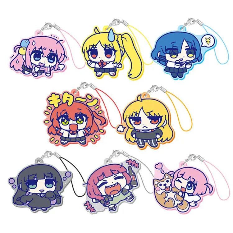 Bocchi The Rock! Anime Merch - Trading Rubber Strap (1 Random) - Doki Doki Land