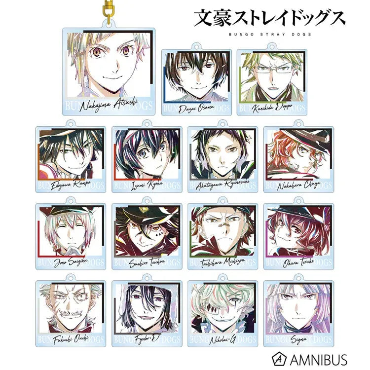 Bungo Stray Dogs Anime Merch - Vol.3 Trading Ani-Art Acrylic Keychain (1 Random) - Doki Doki Land