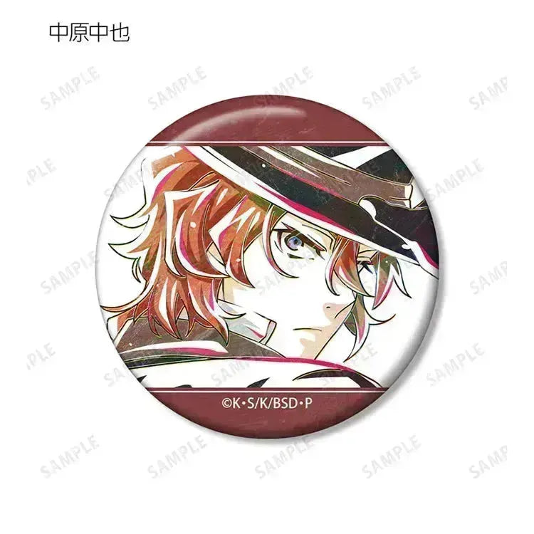 Bungo Stray Dogs Anime Merch - Vol.3 Trading Ani-Art Tin Badge (1 Random) - Doki Doki Land