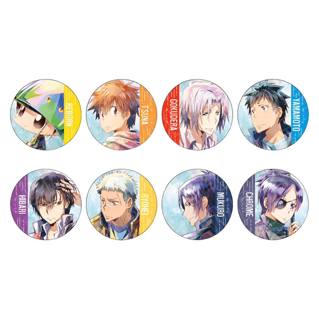 Reborn! Anime Merch - PALE TONE series Rain ver. Tin Badge Collection (1 Random) - Doki Doki Land