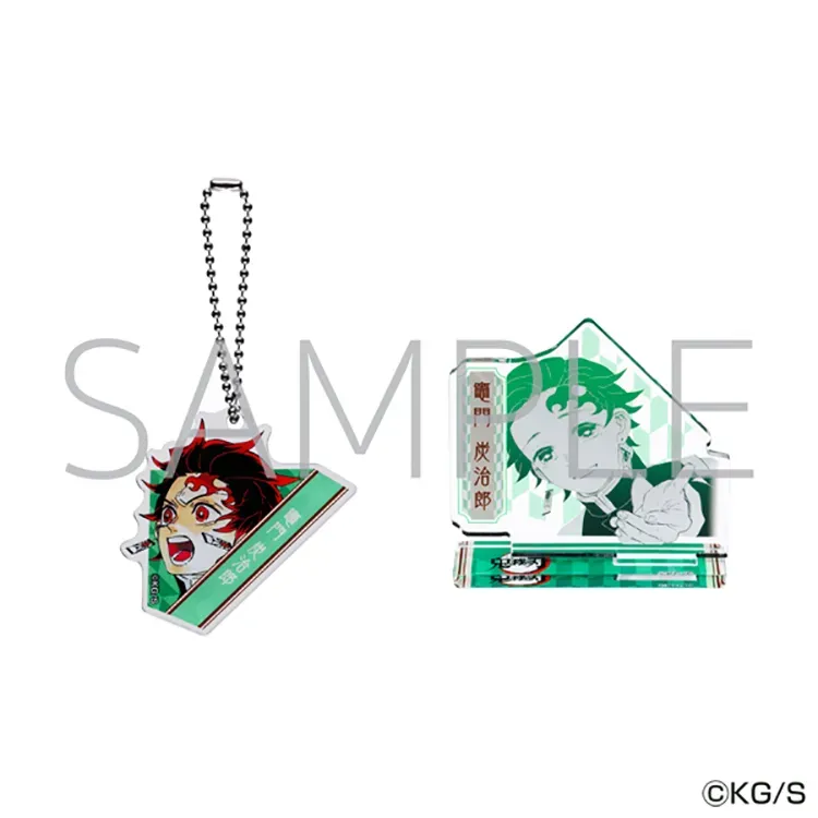 Demon Slayer Anime Merch - Acrylic Stand & Charm Collection (1 Random Type) - Doki Doki Land