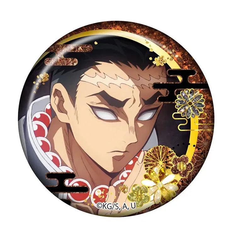 Demon Slayer Anime Merch - Glitter Can Badge Collection - Doki Doki Land