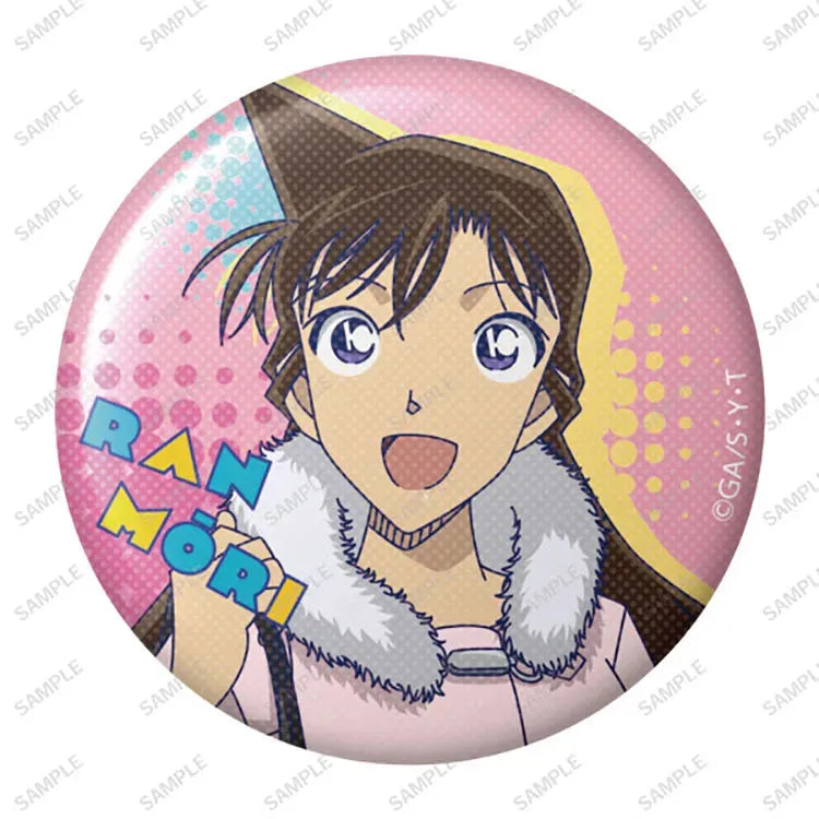 Detective Conan Anime Merch - American Pop Tin Badge (1 Random) - Doki Doki Land