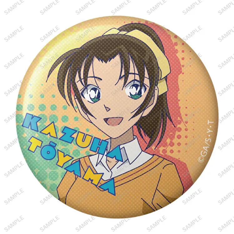 Detective Conan Anime Merch - American Pop Tin Badge (1 Random) - Doki Doki Land