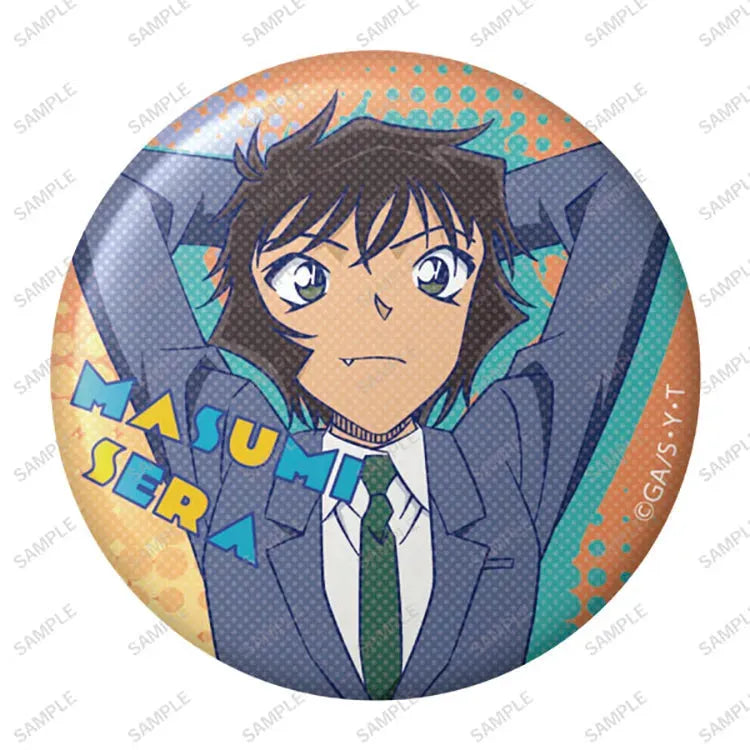Detective Conan Anime Merch - American Pop Tin Badge (1 Random) - Doki Doki Land