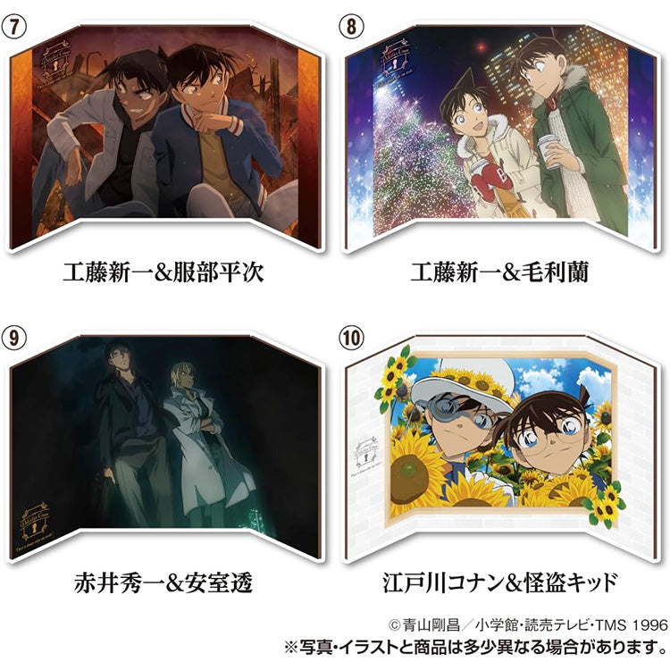 Detective Conan Art Gallery Collection – gold foil anime art card blind pack featuring Conan, Ran, Amuro, Akai, Kaito Kid and more characters