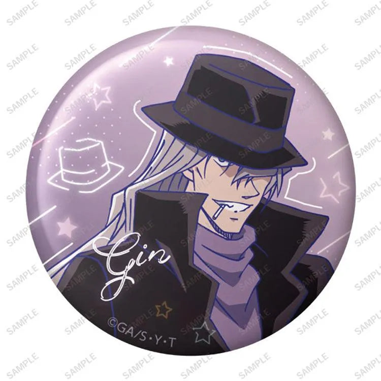 Detective Conan Anime Merch - Emo Neon Tin Badge (1 Random) - Doki Doki Land