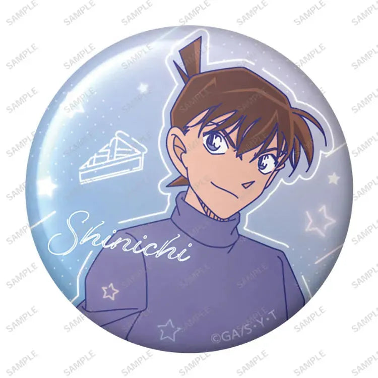 Detective Conan Anime Merch - Emo Neon Tin Badge (1 Random) - Doki Doki Land