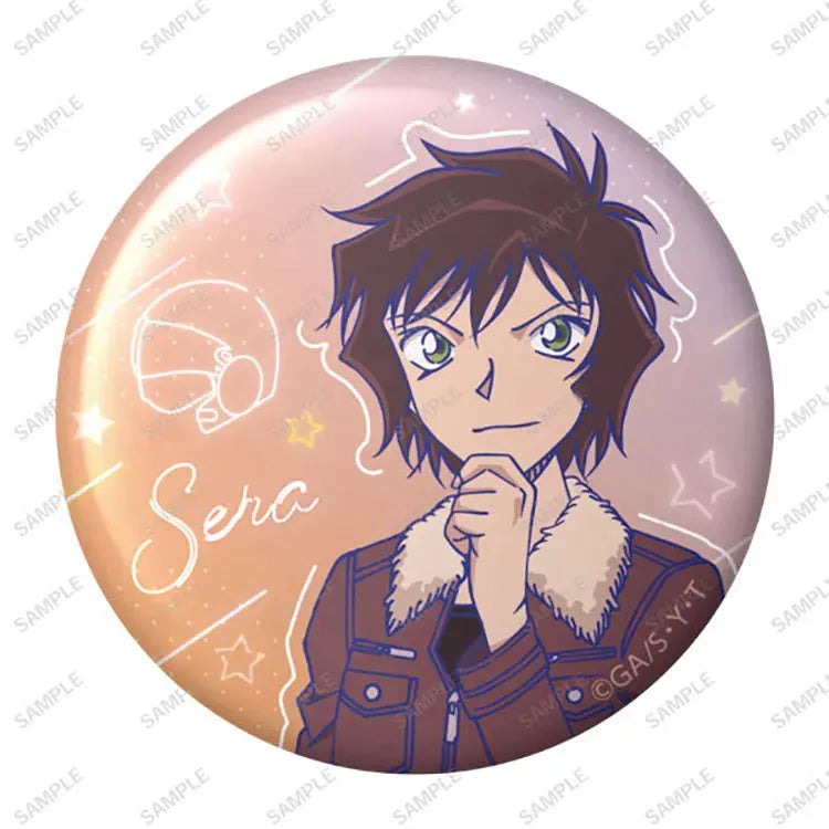 Detective Conan Anime Merch - Emo Neon Tin Badge (1 Random) - Doki Doki Land