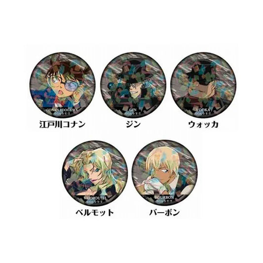 Detective Conan Trading Hologram Tin Badge Vol.5
