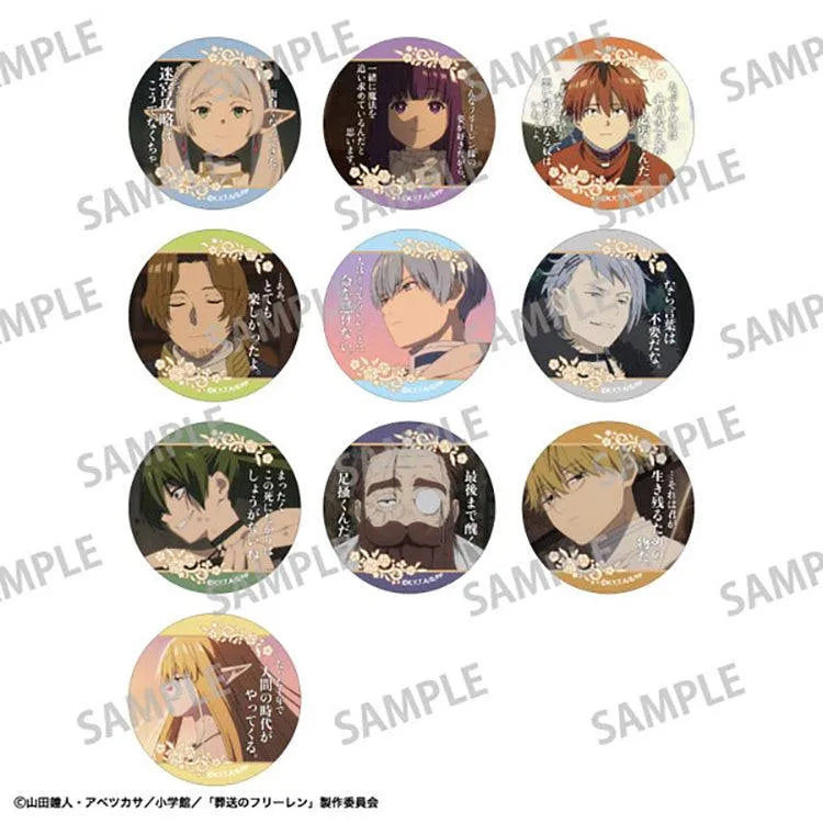 Frieren: Beyond Journey's End Anime Merch - Trading Famous Quote Tin Badge Vol.2 - Doki Doki Land